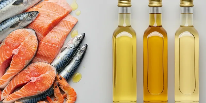 Omega-3 sources (fish and seafood) versus omega-6 sources (vegetable oils)